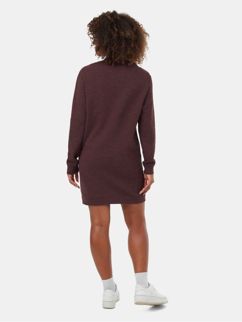 Tentree Fleece Crew Dress Women's XS Mulberry Gorpcore Casual Outdoor Organic - Picture 12 of 14